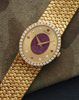 Piaget - Piaget Yellow Gold Ruby Diamond Watch, Circa 1970s - The Keystone Watches