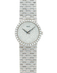 Piaget - Piaget White Gold Pave Diamond Watch, Circa 1980s - The Keystone Watches