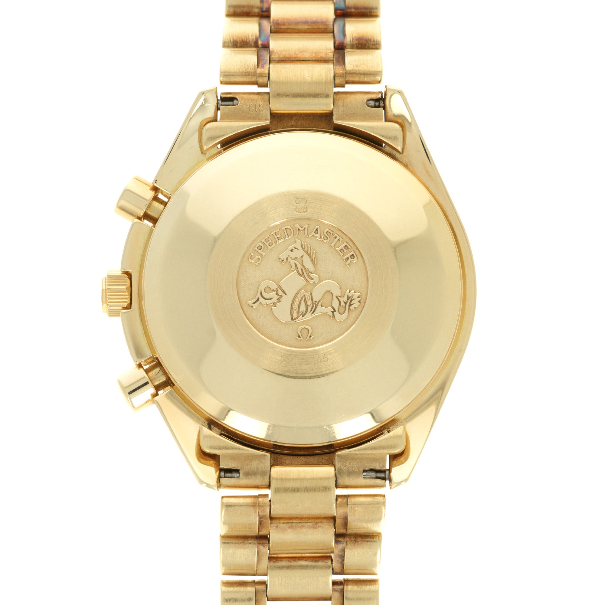 Omega - Omega Speedmaster Yellow Gold Chronograph - The Keystone Watches