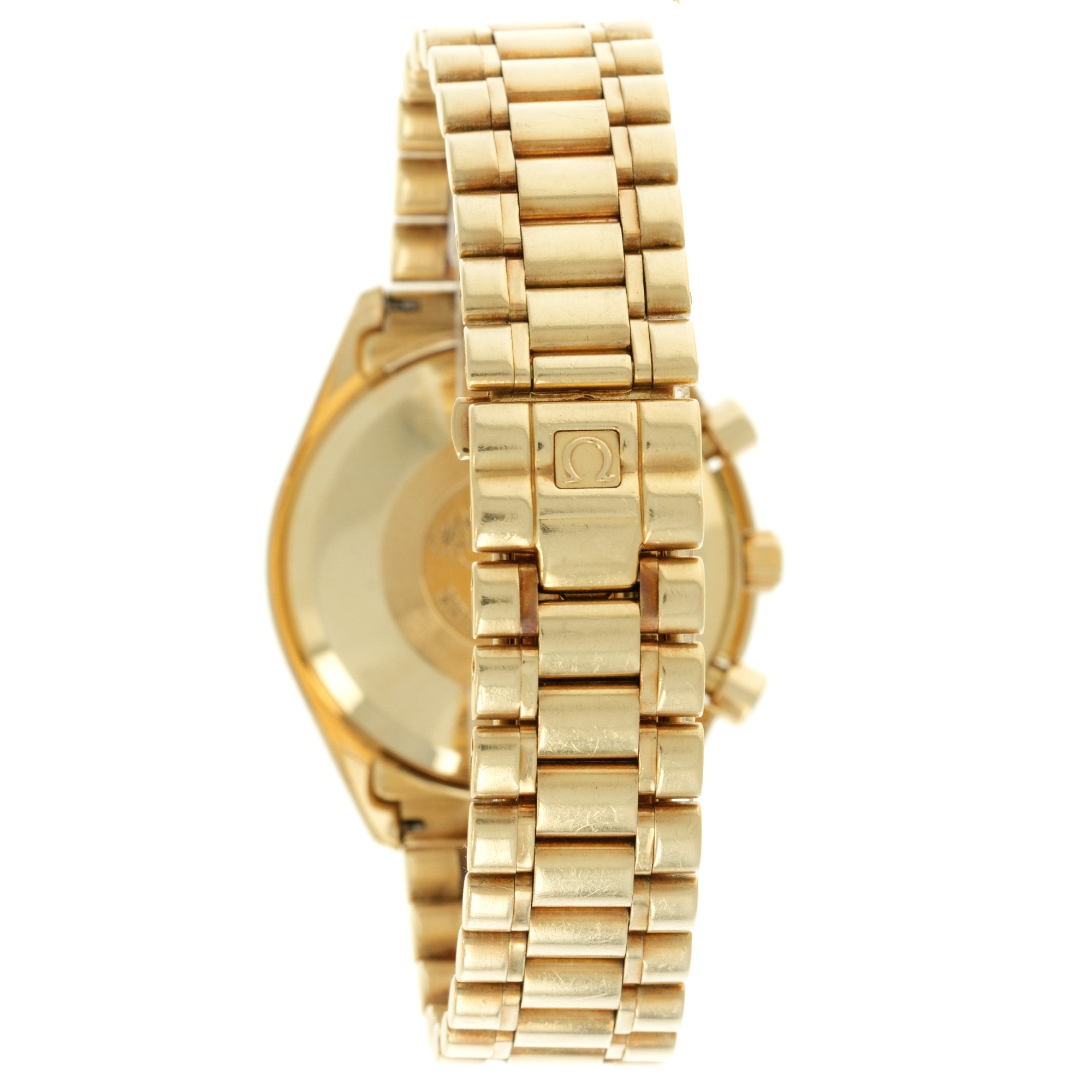 Omega - Omega Speedmaster Yellow Gold Chronograph - The Keystone Watches