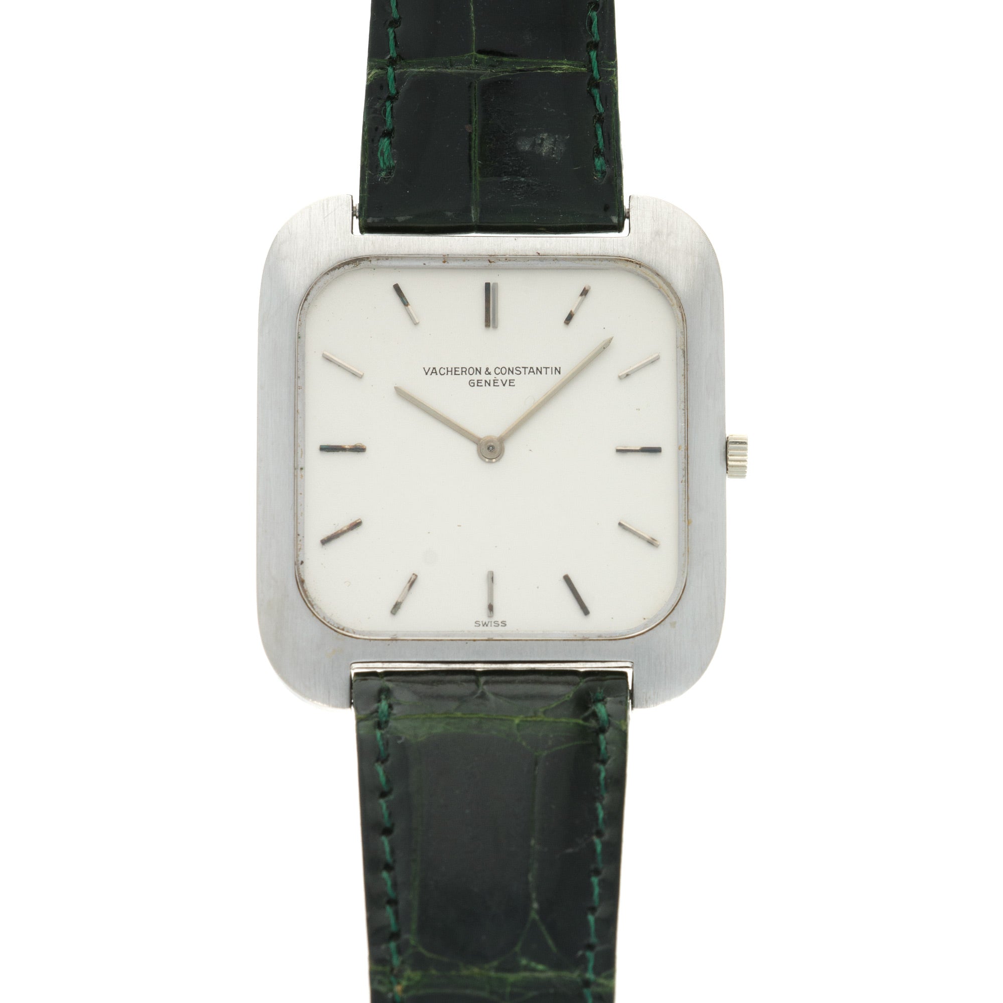 Vacheron Constantin - Vacheron Constantin White Gold Oversized TV-Shaped Watch, 1960s - The Keystone Watches