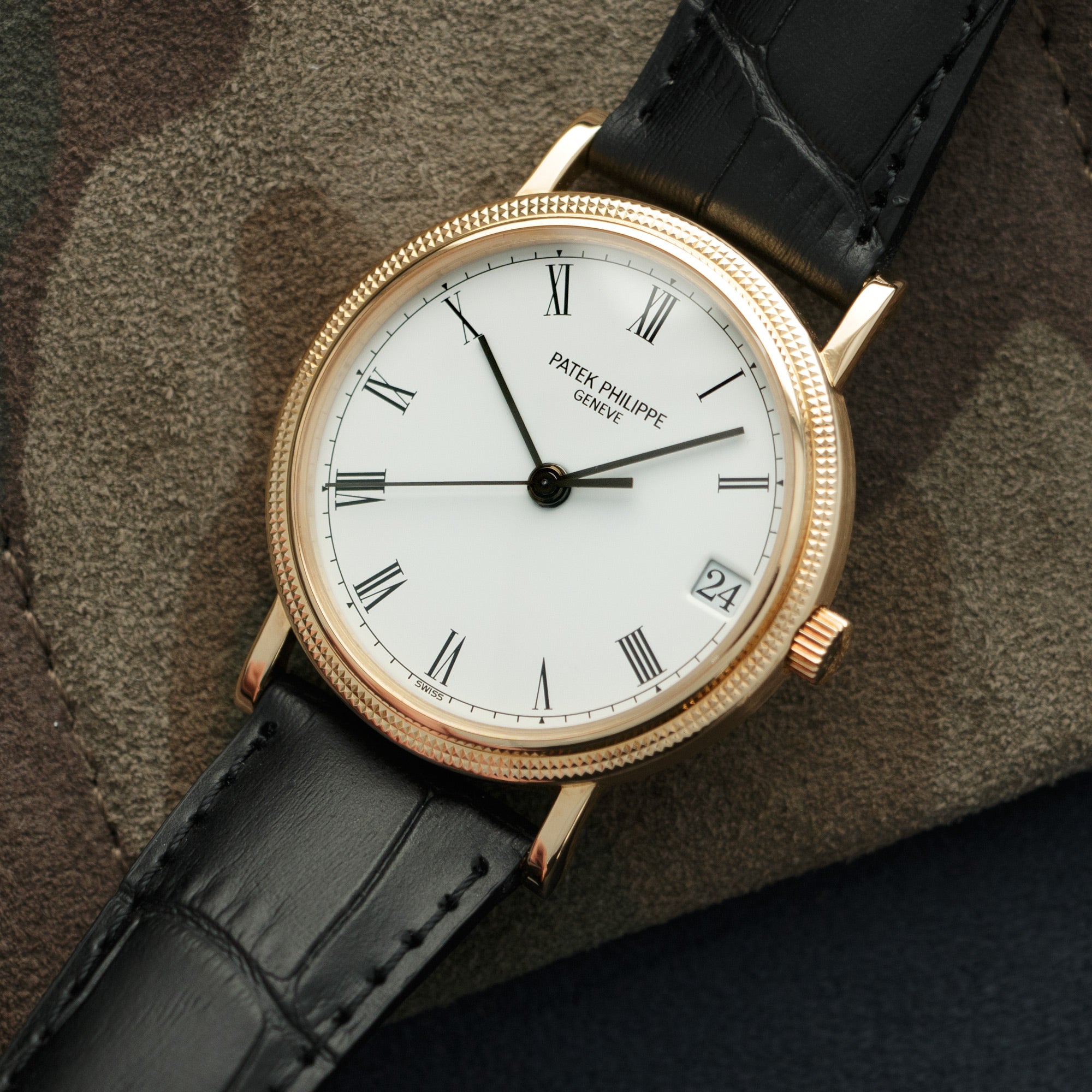 Patek Philippe - Patek Philippe Yellow Gold Calatrava Watch Ref. 3802 - The Keystone Watches