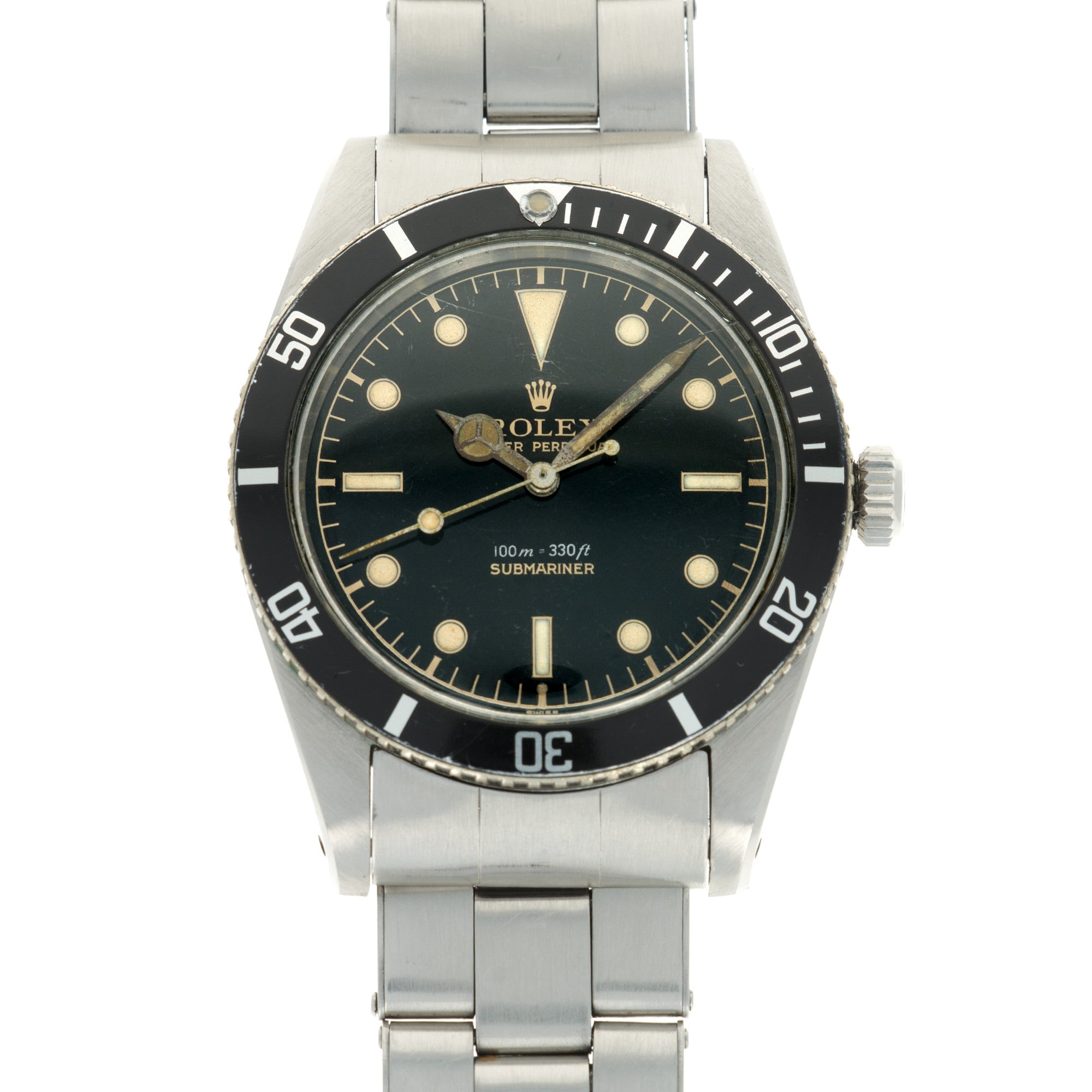 Rolex - Rolex No Crown Guards Submariner Watch Ref. 5508 with Original Exclamation Point Dial - The Keystone Watches