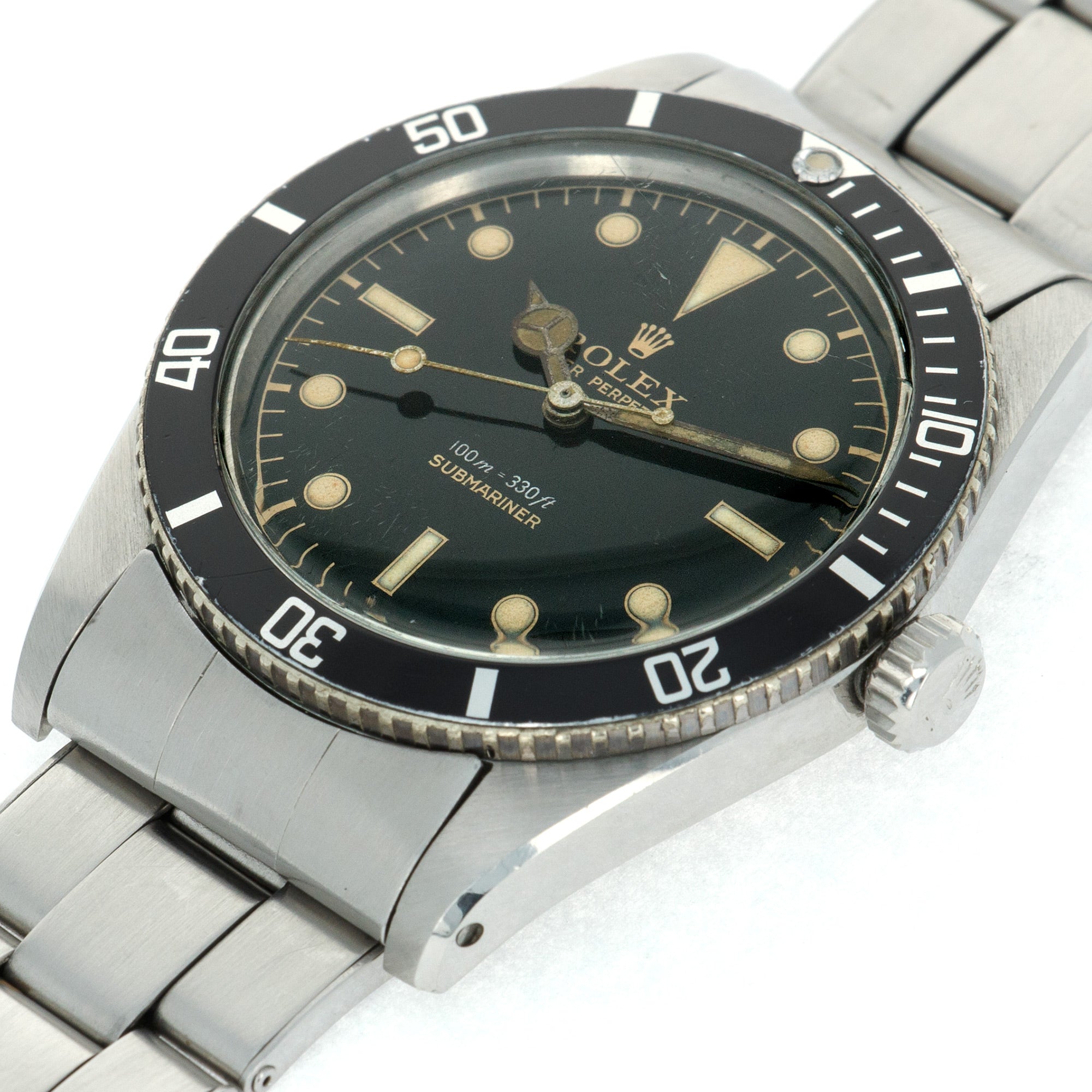 Rolex - Rolex No Crown Guards Submariner Watch Ref. 5508 with Original Exclamation Point Dial - The Keystone Watches