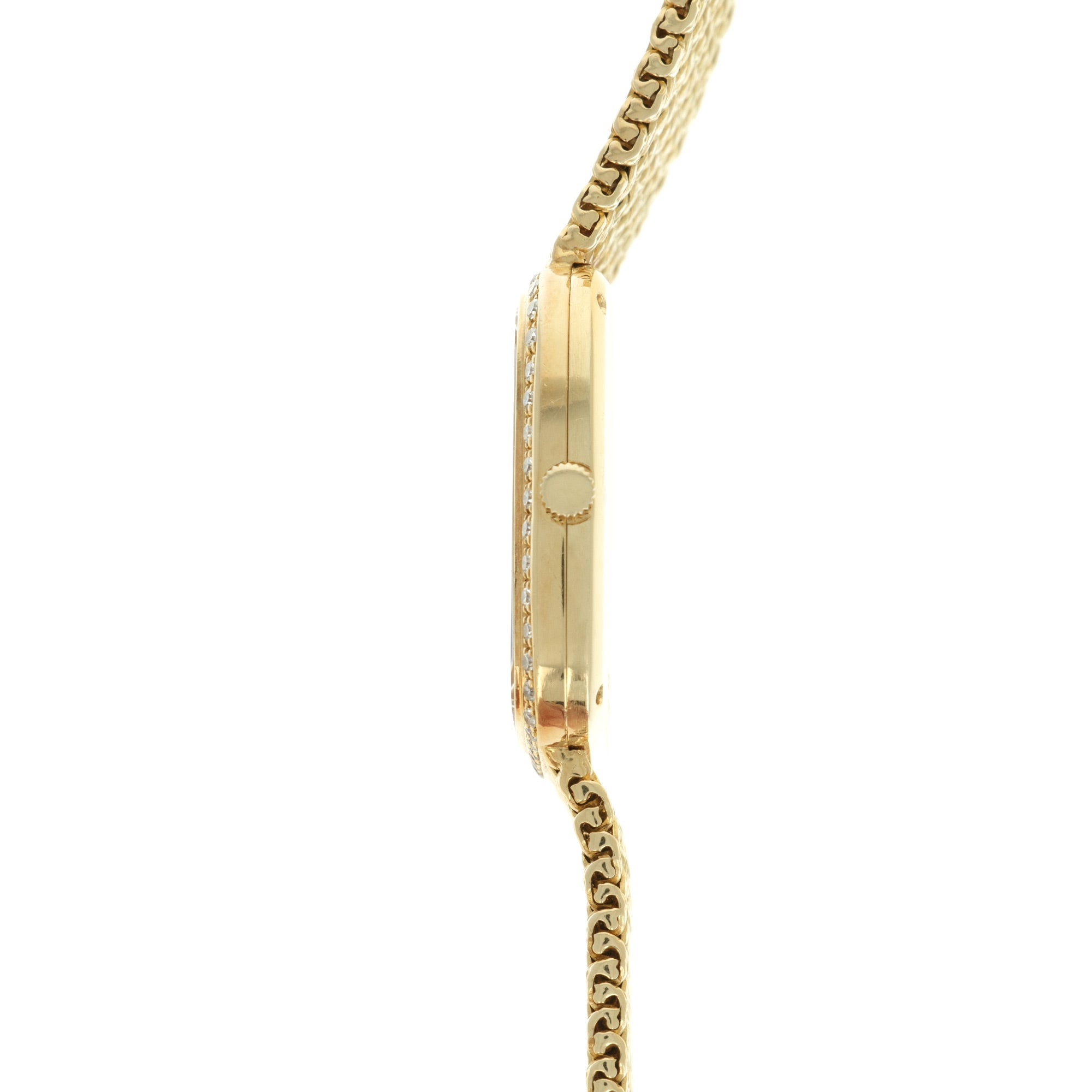 Piaget - Piaget Yellow Gold Onyx Diamond Watch, 1970s - The Keystone Watches