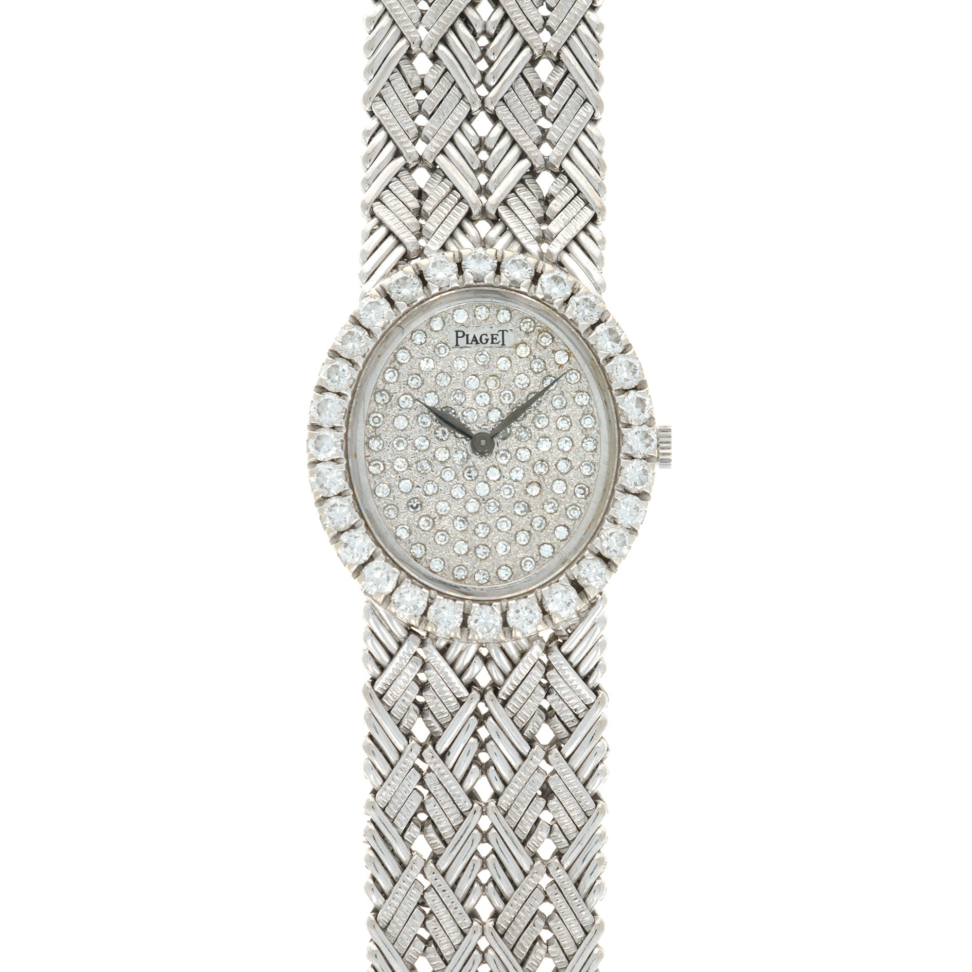 Piaget - Piaget White Gold Diamond Watch, 1970s - The Keystone Watches