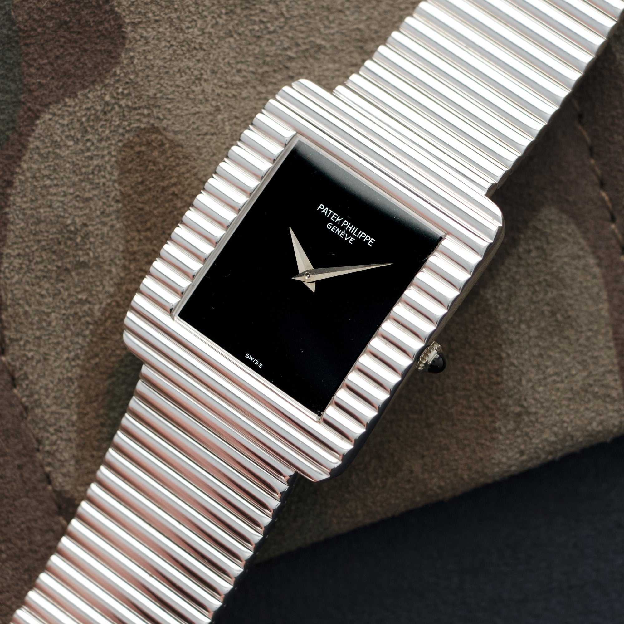 Patek Philippe - Patek Philippe White Gold Onyx Dial Watch, Ref. 3733 - The Keystone Watches