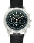 Patek Philippe - Patek Philippe Platinum Perpetual Calendar Chrono Baguette Diamond Watch Ref. 5271 - The Keystone Watches