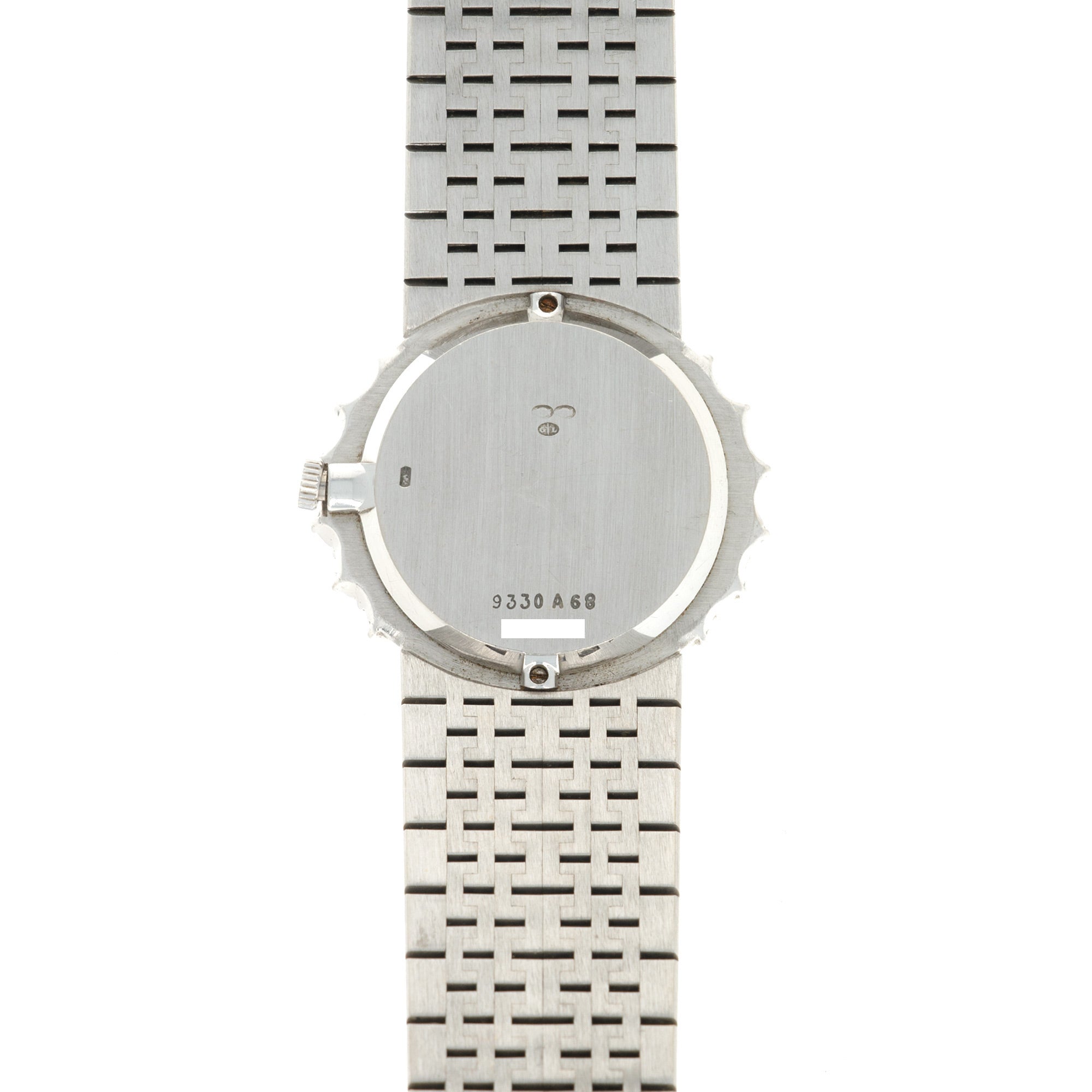 Piaget - Piaget White Gold Diamond Onyx Watch, 1970s - The Keystone Watches
