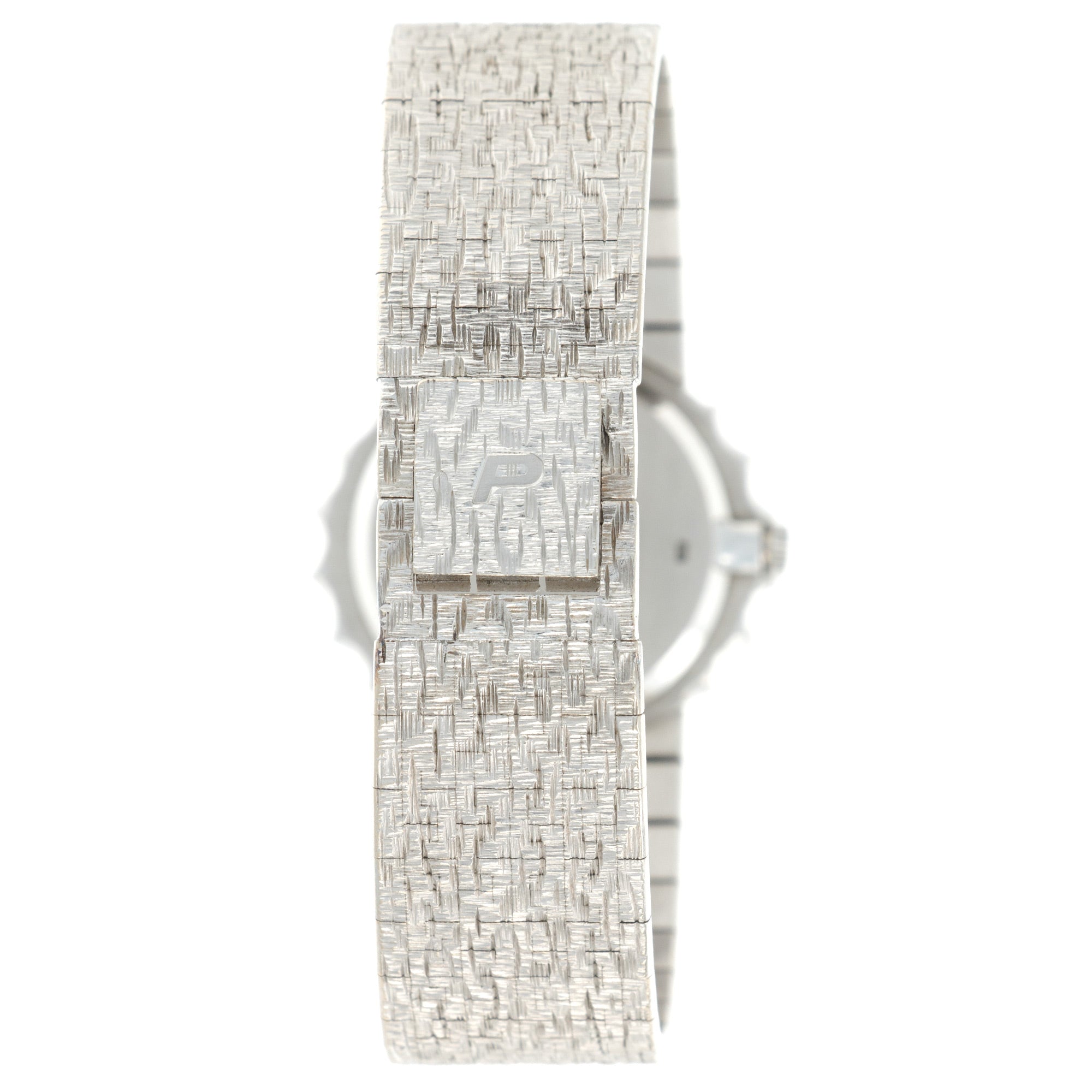 Piaget - Piaget White Gold Diamond Onyx Watch, 1970s - The Keystone Watches