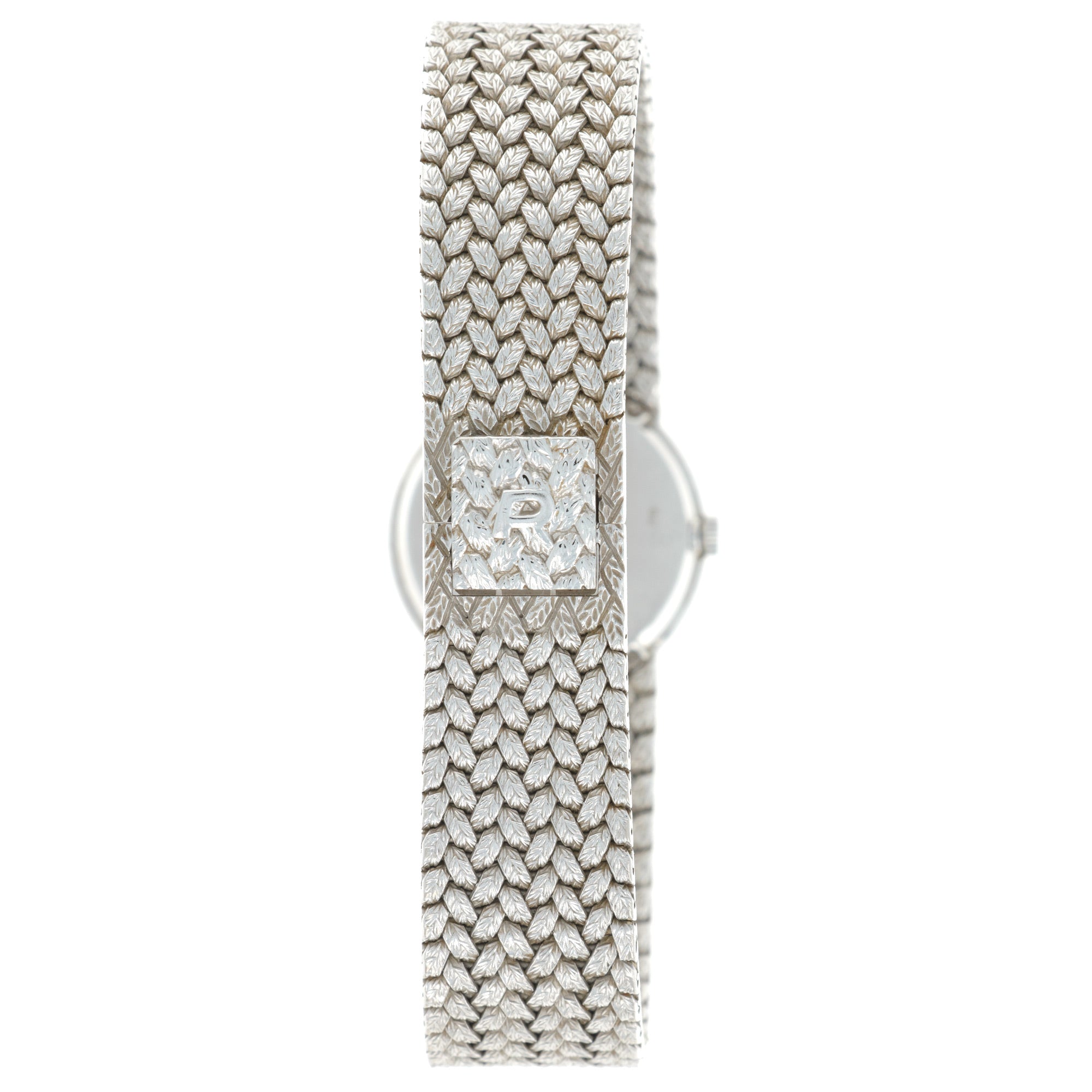 Piaget - Piaget White Gold Diamond Emerald Watch, 1970s - The Keystone Watches