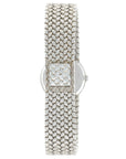 Piaget - Piaget White Gold Diamond Emerald Watch, 1970s - The Keystone Watches