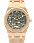 Audemars Piguet - Audemars Piguet Rose Gold Royal Oak Openworked Skeleton Watch Ref. 15204 - The Keystone Watches