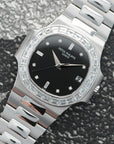 Patek Philippe - Patek Philippe White Gold Nautilus Baguette Diamond Watch Ref. 3800 - The Keystone Watches