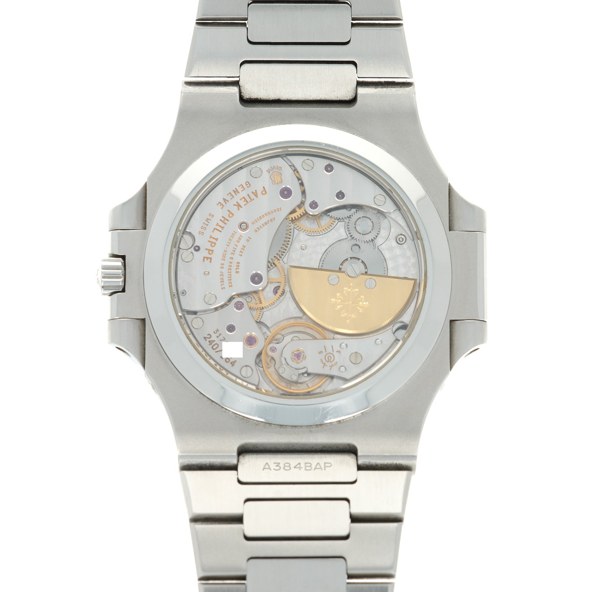 Patek Philippe - Patek Philippe Nautilus Moonphase Watch Ref. 3712 with Original Box and Papers - The Keystone Watches