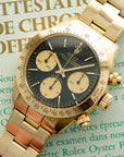 Rolex - Rolex Yellow Gold Cosmograph Daytona Watch Ref. 6265, with Original Box and Papers - The Keystone Watches