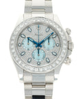 Rolex - Rolex Platinum Cosmograph Daytona Baguette Diamond Watch Ref. 116576 - The Keystone Watches