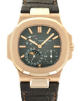 Patek Philippe - Patek Philippe Rose Gold Nautilus Moonphase Watch Ref. 5712 - The Keystone Watches