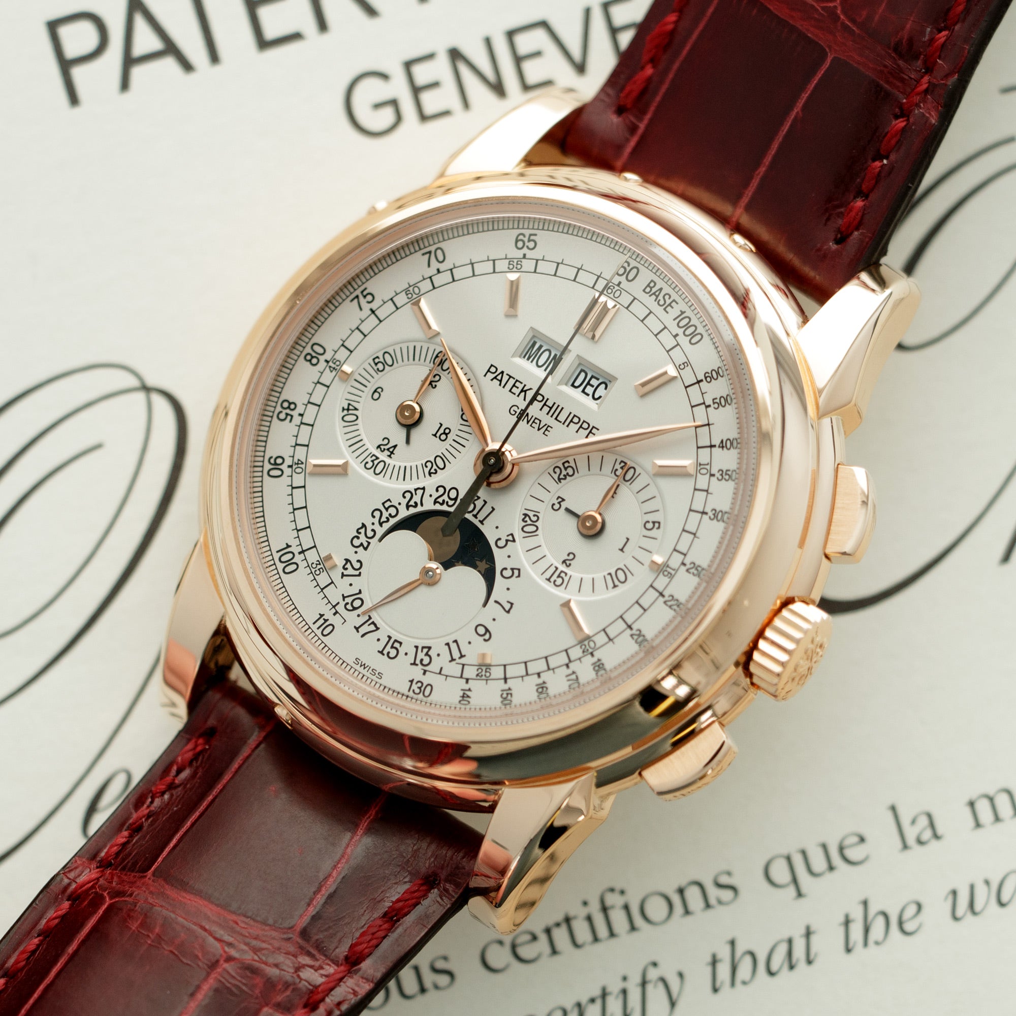 Patek Philippe - Patek Philippe Rose Gold Perpetual Calendar Chronograph Watch Ref. 5970 - The Keystone Watches