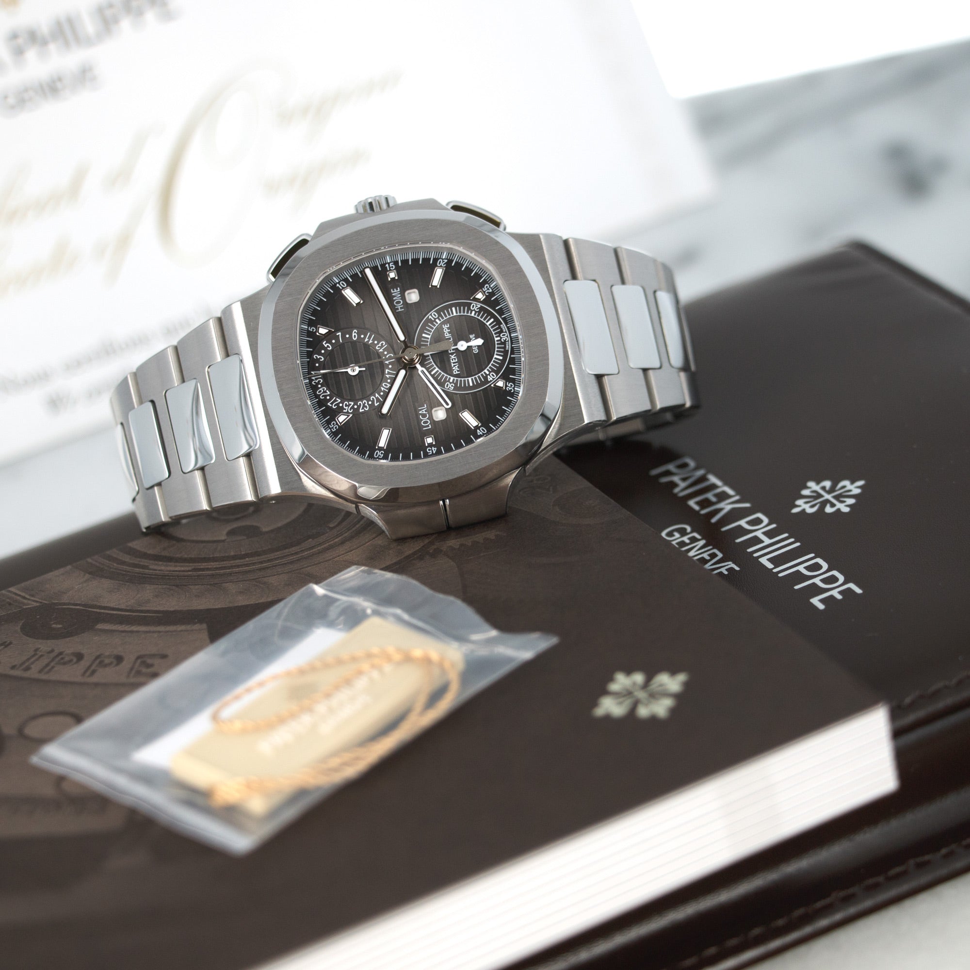 Patek Philippe - Patek Philippe Steel Nautilus Chronograph Watch Ref. 5990 - The Keystone Watches