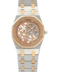 Audemars Piguet - Audemars Piguet Platinum & Rose Gold Royal Oak Skeleton Watch - The Keystone Watches