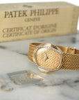 Patek Philippe - Patek Philippe Yellow Gold Diamond Watch Ref. 4288 with Original Paper - The Keystone Watches