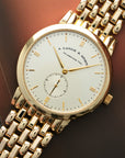 A. Lange & Sohne - A. Lange & Sohne Yellow Gold Saxonia Bracelet Watch - The Keystone Watches