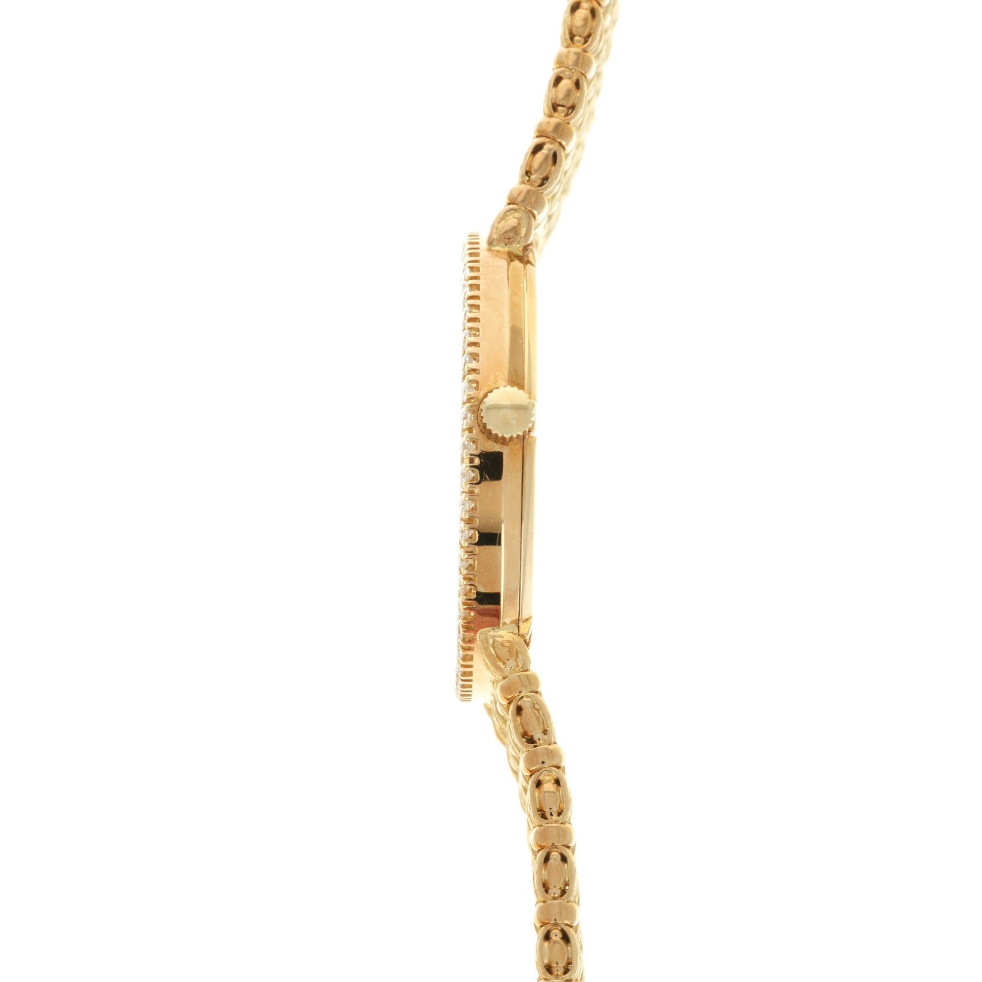 Piaget - Piaget Yellow Gold Diamond & Onyx Watch, 1970s - The Keystone Watches