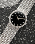 Piaget - Piaget White gold Onyx & Diamond Watch, 1970s - The Keystone Watches