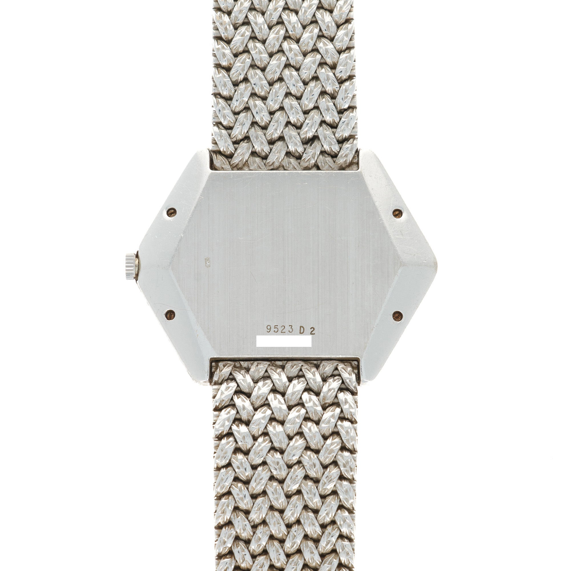 Piaget - Piaget White Gold Onyx & Diamond Watch, 1970s - The Keystone Watches