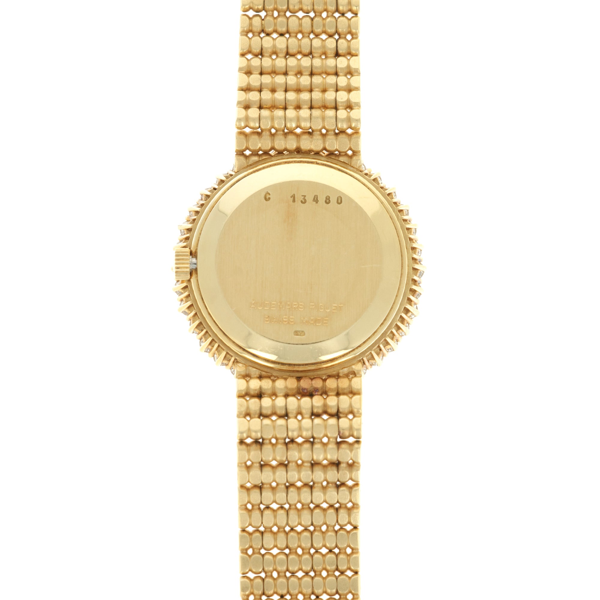 Audemars Piguet - Audemars Piguet Yellow Gold Diamond Moonphase Watch - The Keystone Watches