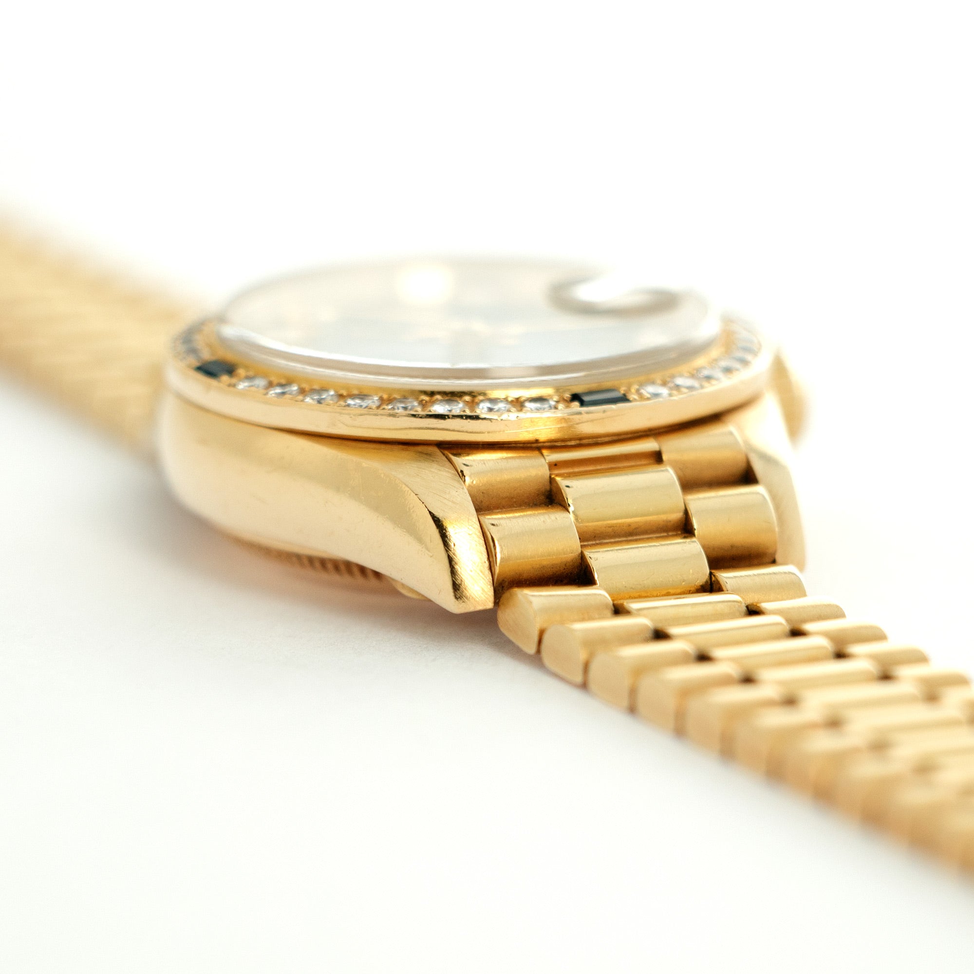 Rolex - Rolex Yellow Gold Datejust Diamond & Sapphire Watch - The Keystone Watches
