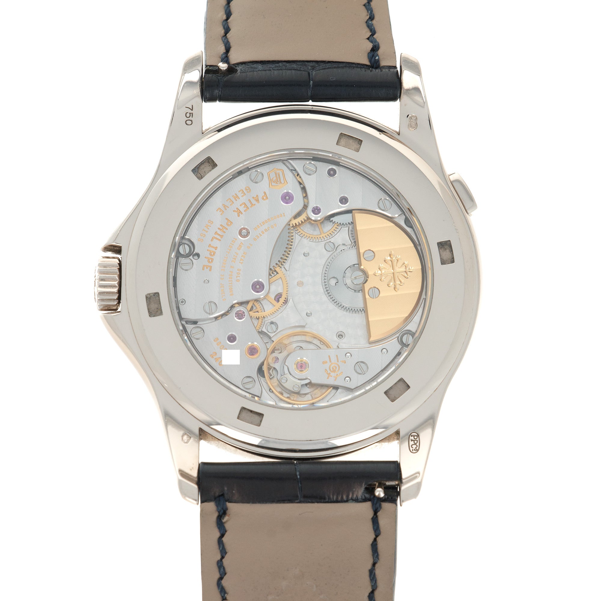 Patek Philippe - Patek Philippe White Gold World Time Ref. 5130, with Original Box and Papers - The Keystone Watches