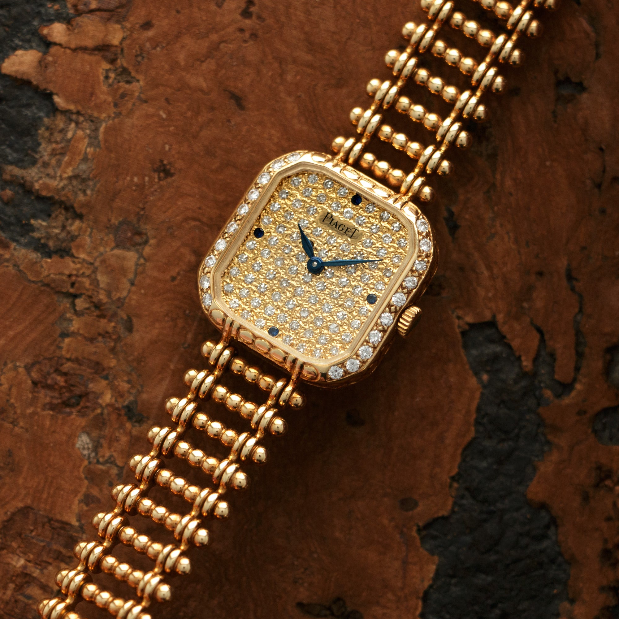Piaget - Piaget Yellow Gold Diamond Watch, 1980s - The Keystone Watches