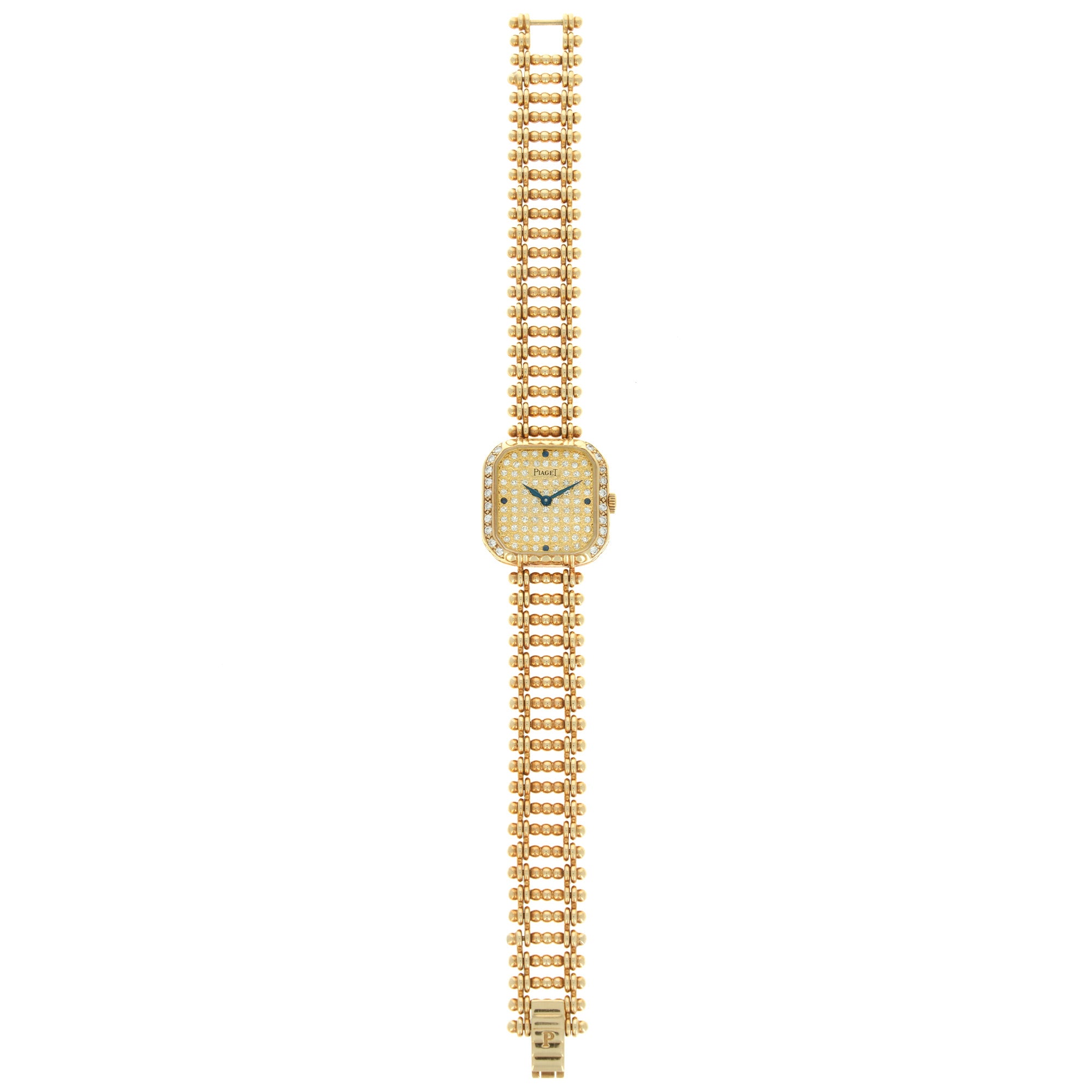 Piaget - Piaget Yellow Gold Diamond Watch, 1980s - The Keystone Watches