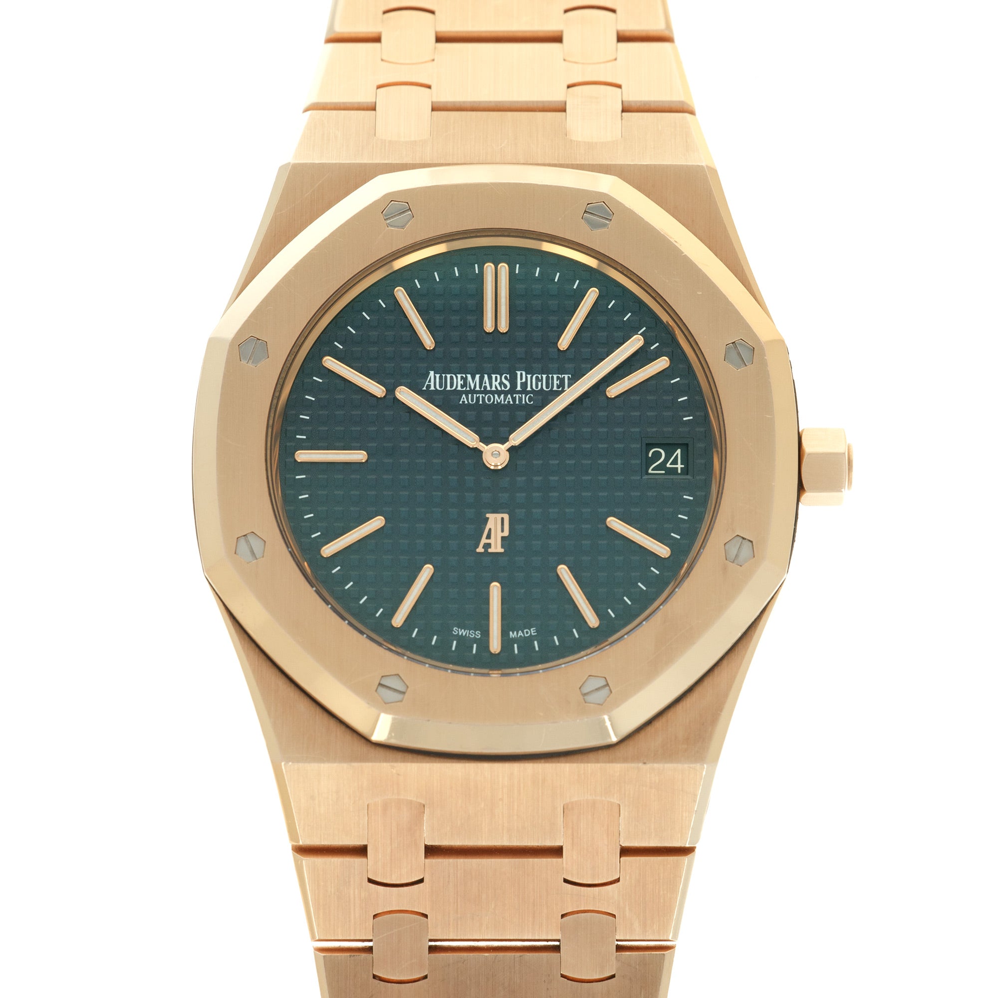 Audemars Piguet - Audemars Piguet Rose Gold Royal Oak Ultra-Thin Watch Ref. 15202 - The Keystone Watches