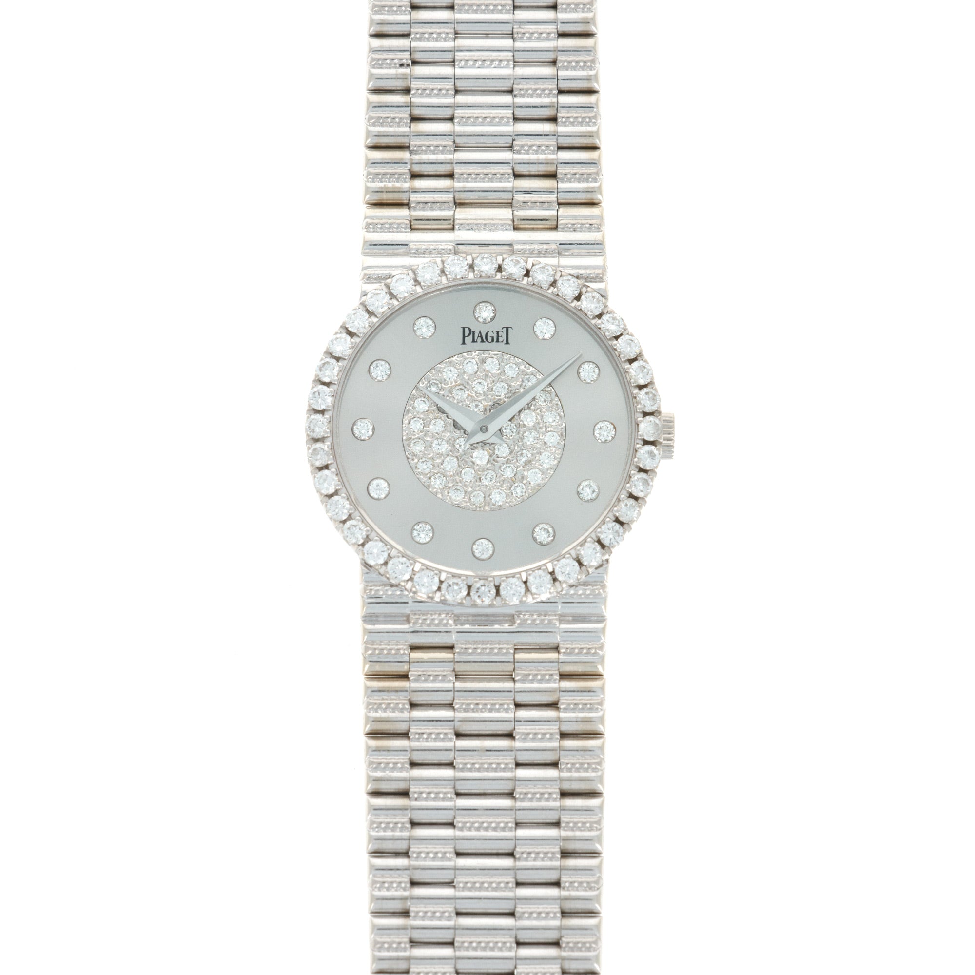 Piaget - Piaget White Gold Diamond Watch, 1970s - The Keystone Watches