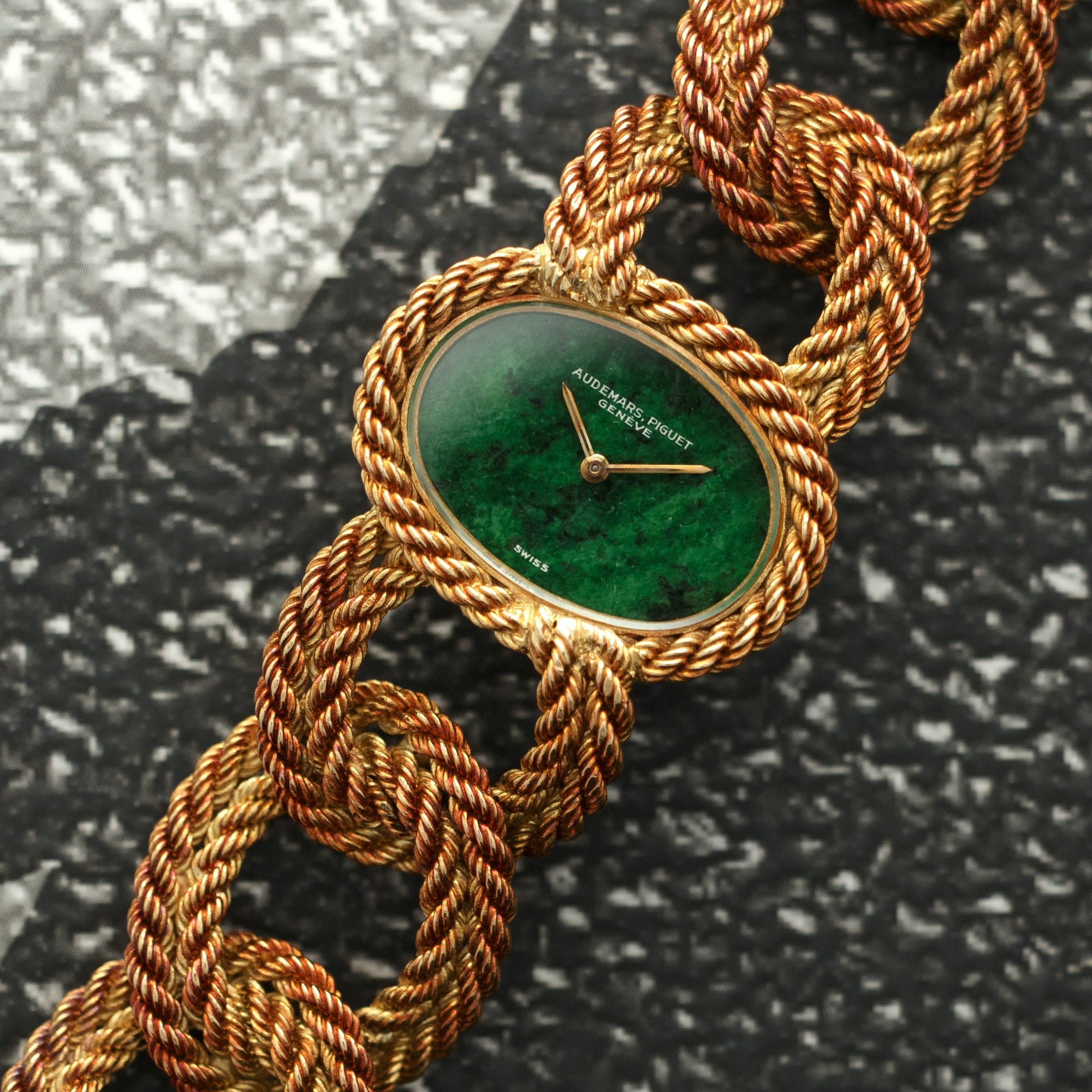 Audemars Piguet - Audemars Piguet Yellow Gold Braided Bracelet Watch, 1960s - The Keystone Watches