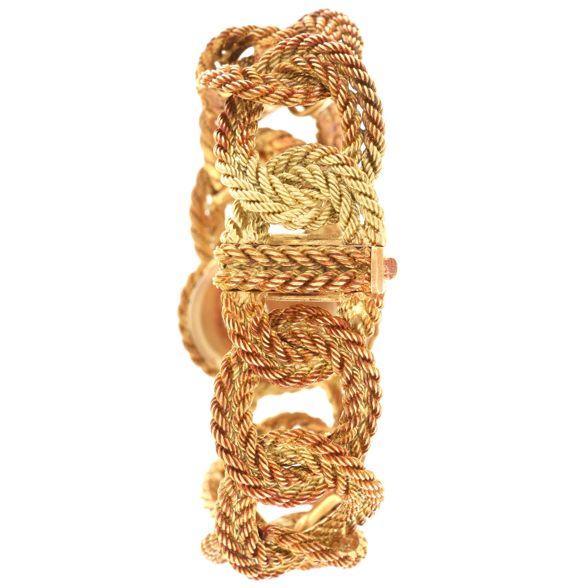Audemars Piguet - Audemars Piguet Yellow Gold Braided Bracelet Watch, 1960s - The Keystone Watches