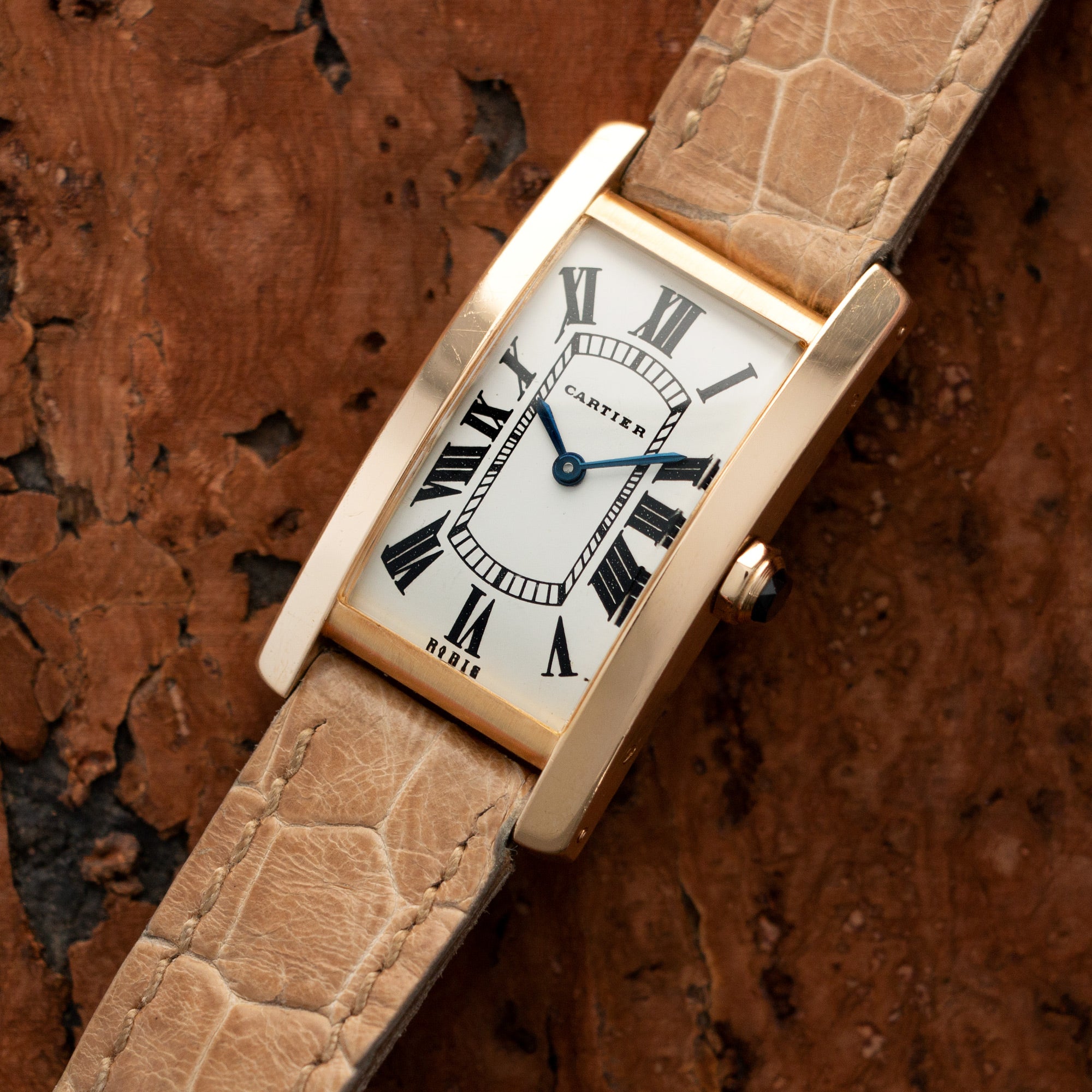 Cartier - Cartier Yellow Gold Tank Cintree Watch, 1970s - The Keystone Watches
