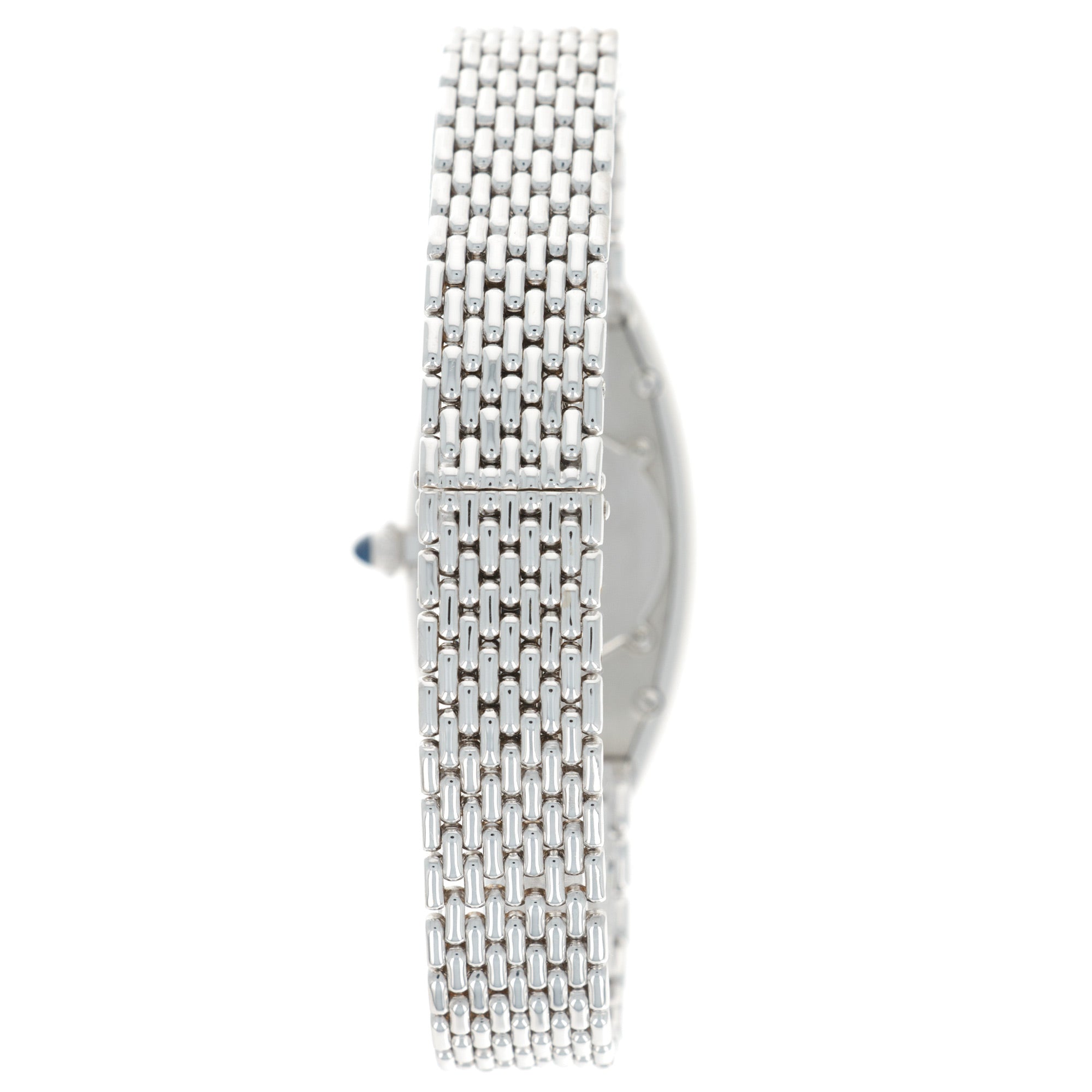 Cartier - Cartier White Gold Baignoire Red Numbers Watch - The Keystone Watches