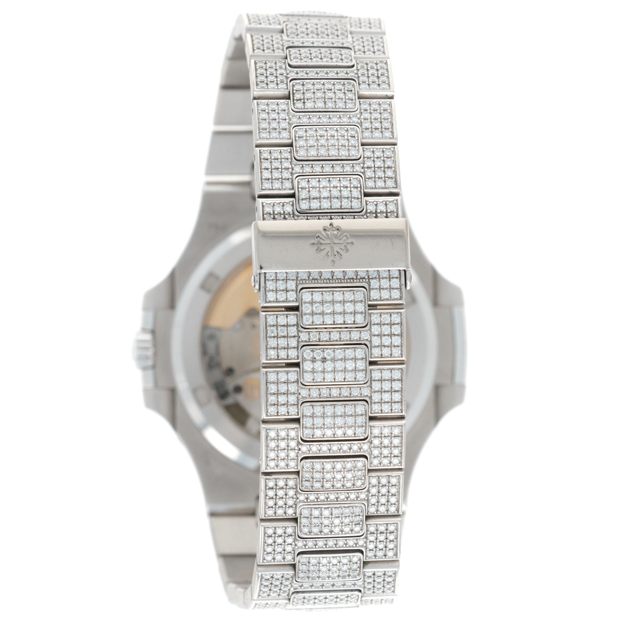 Patek Philippe - Patek Philippe White Gold Nautilus Diamond Watch Ref. 5719 - The Keystone Watches