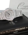 Patek Philippe - Patek Philippe White Gold Nautilus Diamond Watch Ref. 5719 - The Keystone Watches