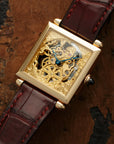 Cartier - Cartier Yellow Gold Carree Obus Skeleton Watch, Limited to 100 - The Keystone Watches
