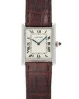 Cartier - Cartier Platinum Tank Mechanical Watch - The Keystone Watches