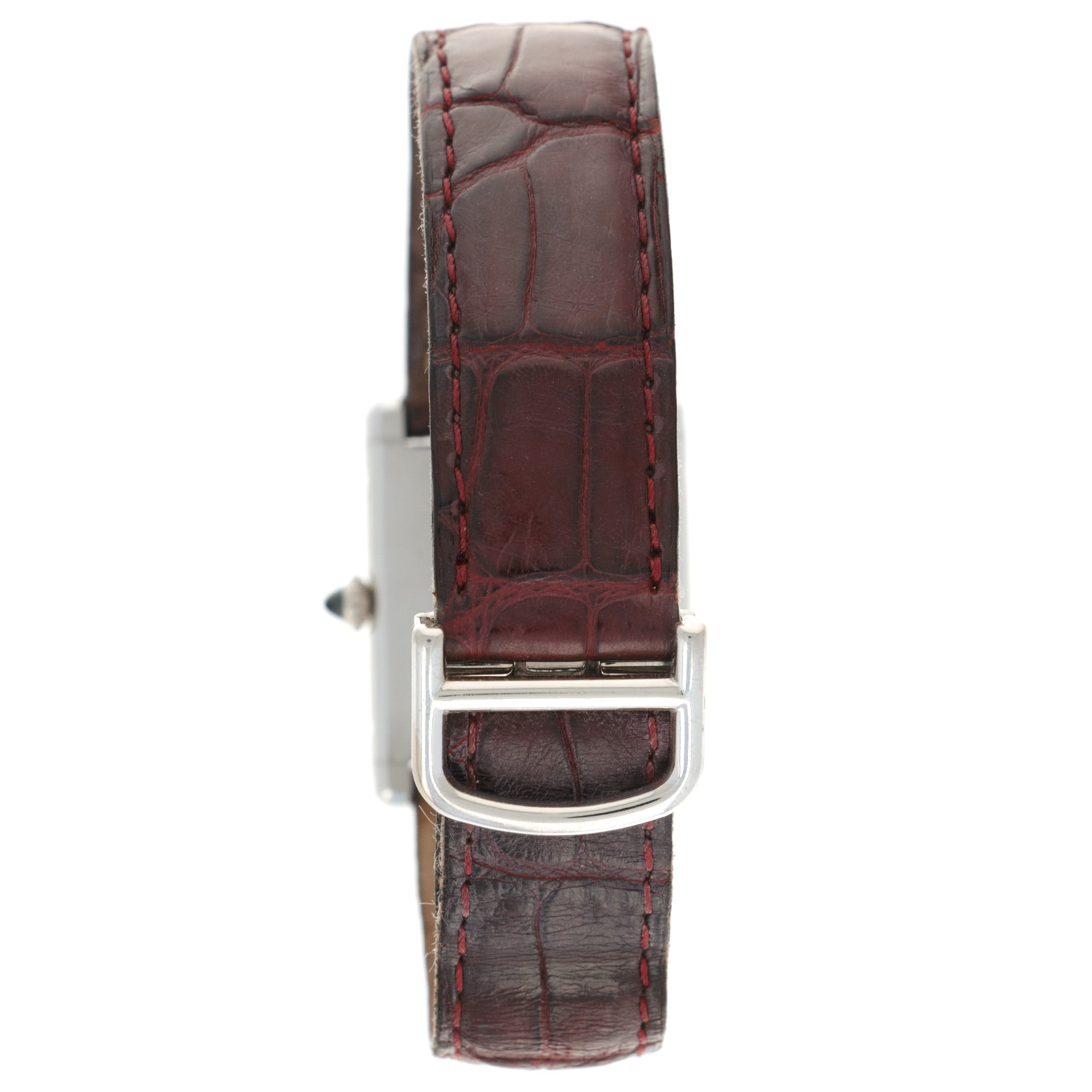 Cartier - Cartier Platinum Tank Mechanical Watch - The Keystone Watches
