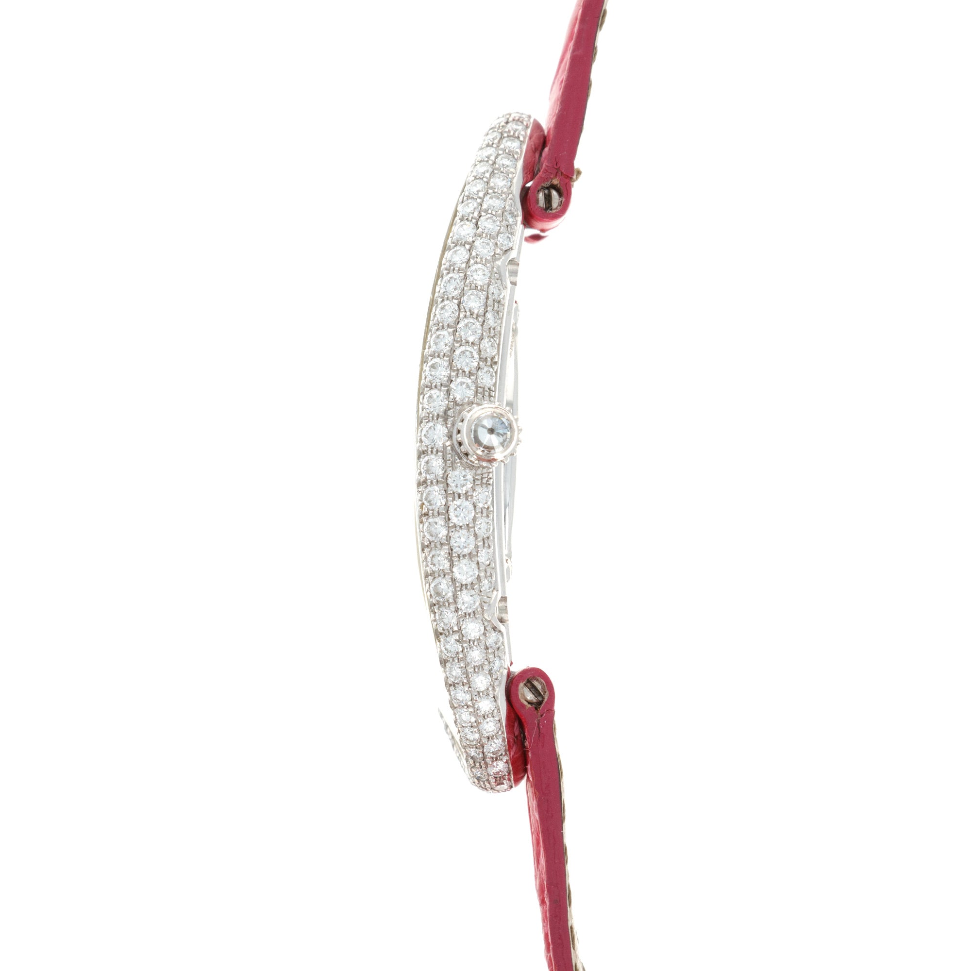 Cartier - Cartier White Gold Baignoire Allongee Diamond Watch - The Keystone Watches