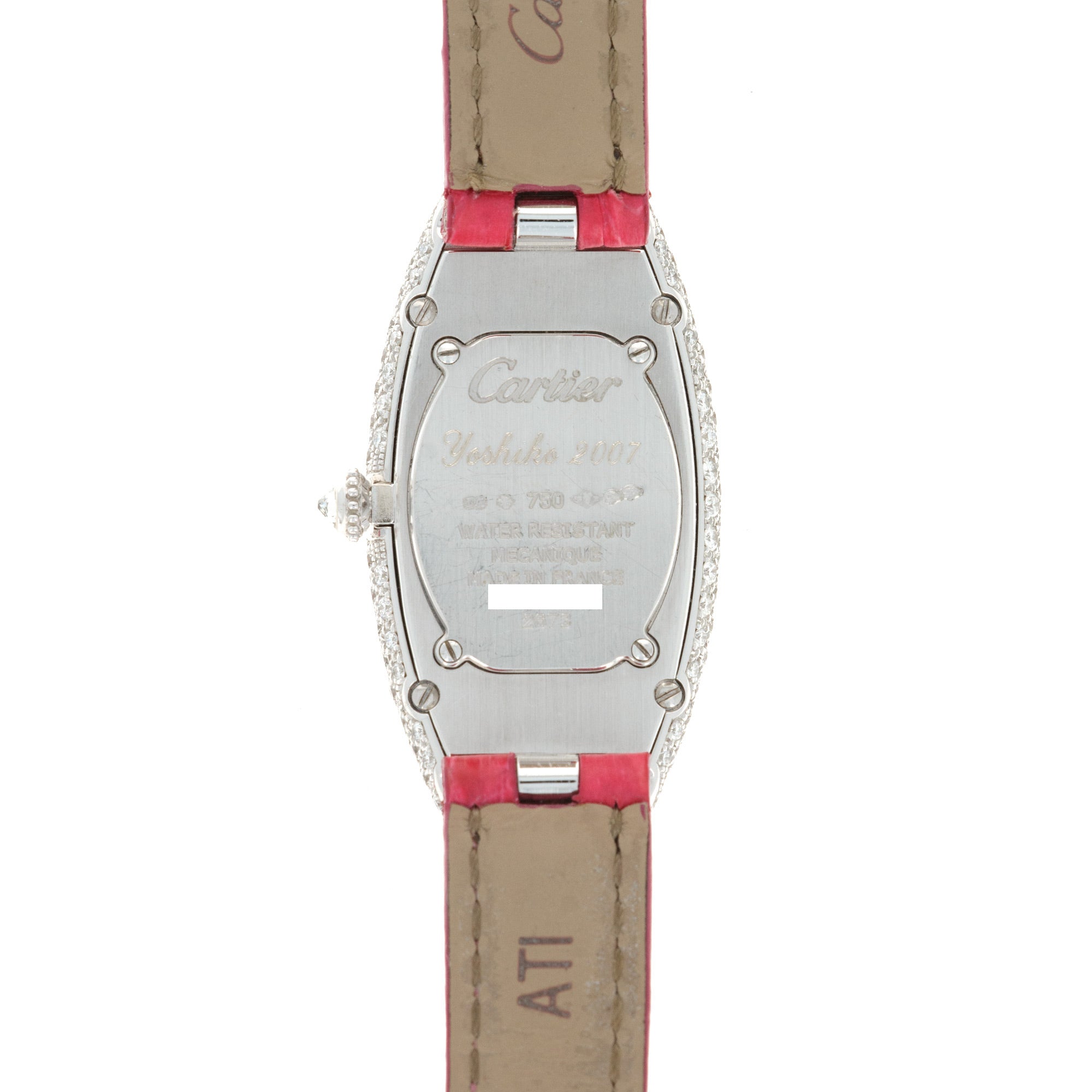 Cartier - Cartier White Gold Baignoire Allongee Diamond Watch - The Keystone Watches