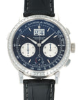 A. Lange & Sohne - A. Lange & Sohne Platinum Datograph Baguette Diamond Up Down Watch Ref. 405.835 - The Keystone Watches