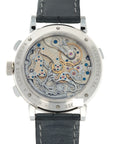 A. Lange & Sohne - A. Lange & Sohne Platinum Datograph Baguette Diamond Up Down Watch Ref. 405.835 - The Keystone Watches